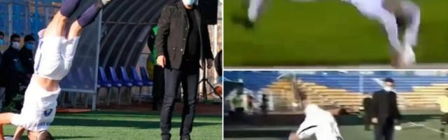 欧冠官方app-伊朗惊现空翻界外球大师 世界杯上有人失败了