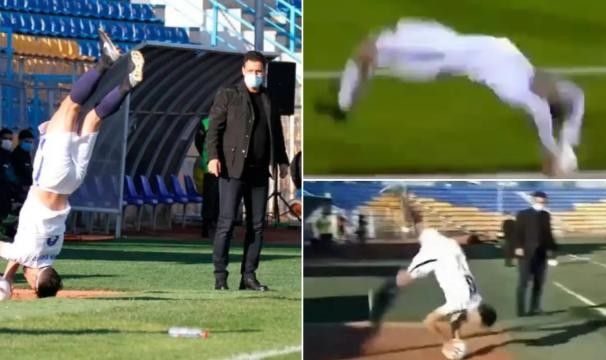 欧冠官方app-伊朗惊现空翻界外球大师 世界杯上有人失败了